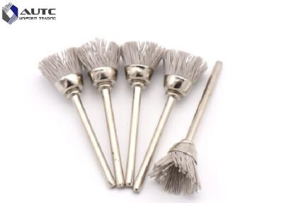 China Stainless Steel Crimped Wire Wheel Brush Abrasive Wire Bowl Brush 35mm Rod Length for sale