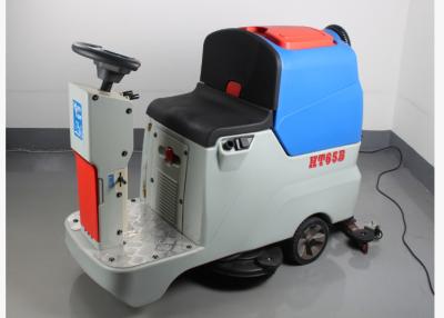 China Double Brush Floor Sweeper And Scrubber 180 Rpm Brush Rotation Speed Iso9001 for sale