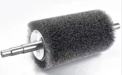 China Large Supply Of Various Industrial Brushes Abrasive Wire Brush Roller Polishing Brush Roller for sale