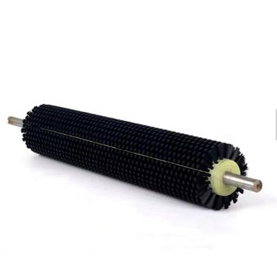 China Industrial Cleaning Nylon Bristle Cylinder Brush Roller for sale