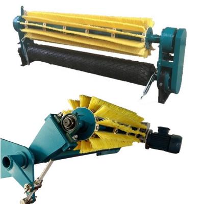 China Motor Electric Rotary Nylon Cleaning Roller Brush Belt Cleaner For Conveyor Belt Cleaning Brush for sale