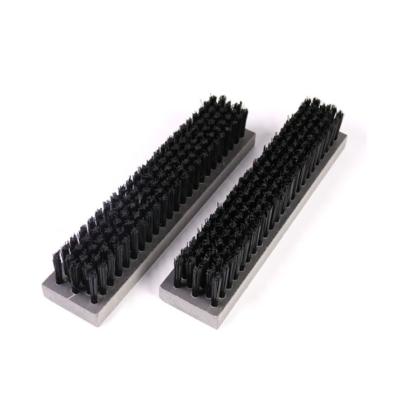 China Black PBT Nylon Bristle Scrub CNC Deburring Brushes for sale