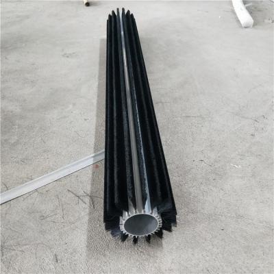 China Galvanized Sheet PBT Aluminium Core Cleaning Industrial  Roller Brush for sale