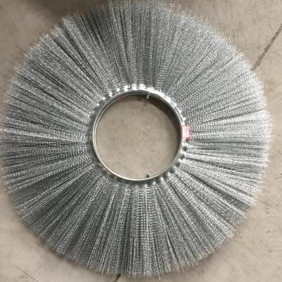 China 188X760mm Steel Wire Mechanical Sweeper Wafer Brushes Replacement for sale