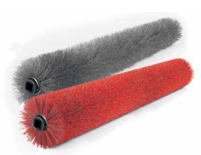 China Galvanized Spring Nylon Abrasive Mechanical Broom Sweeper Brush for sale