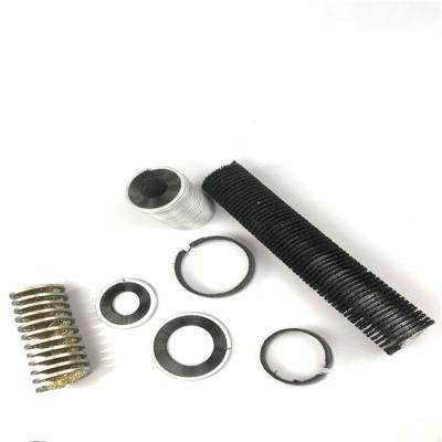 China Metal Backed  Industrial Outer Spring Spiral Wound Coil Brush for sale