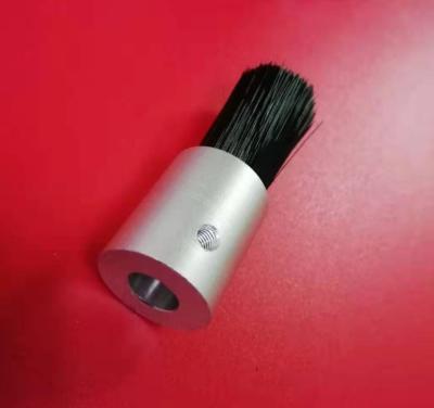 China Cepillo de aluminio redondo del tubo con el cepillo de cerda del agujero del diámetro de 15m m en venta