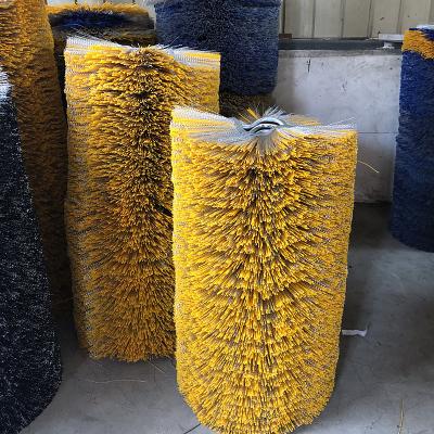 China Poly Filament Runway Sweeping Tractor Rotary Brushes Wafer Road Sweeper Brushes for sale