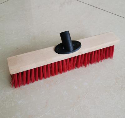 China Length 40cm Wooden Garden Hard Broom Parts Attachment Head for sale