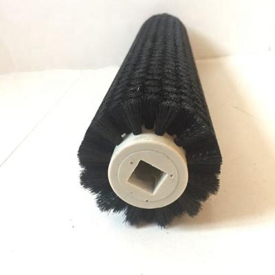 China Square Core Fruit Roller Cleaning Brush In Rotary Machine for sale