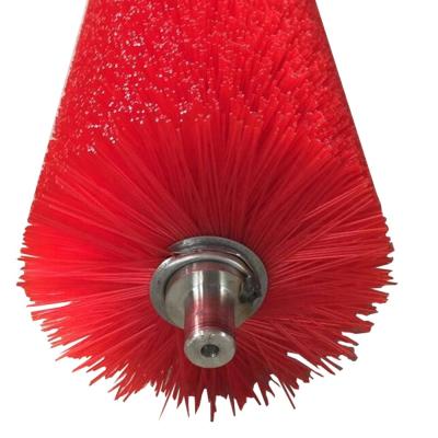 China Nylon Cylinder Brush  For Cleaning Conveyor Belts And Brick Manufacturing for sale