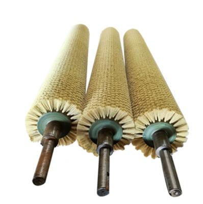 China Sisal Cleaning Brush Roller Industrial Machinery Derusting Brush Roller for sale
