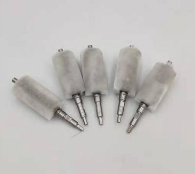China High Density Small Brush Roller Winding Brush Roller Mechanical Parts Dust Removal Brush for sale