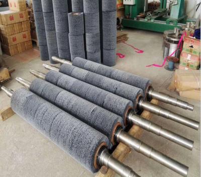 Chine Rouleau de polissage de meulage de brosse de fil d'acier de rouleau de fil d'acier de Sander Brush Roller Abrasive Wire à vendre