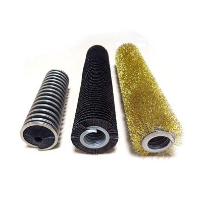 China Rotary Industrial Cleaning Brush Outer Spiral Coil Spring Brush for sale
