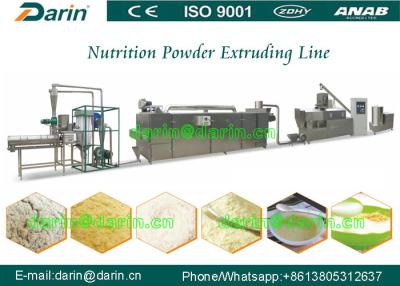 China Fully Automatic nutritional powder Food Extruder Machine , rice extruder machine for sale