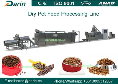 China Twin - screw Pet Food Extruder machine / food extrusion equipment for sale