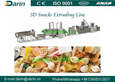 China Bugles 3D Snack Pellet Machinery Low Energy For Macaroni Pasta Food for sale