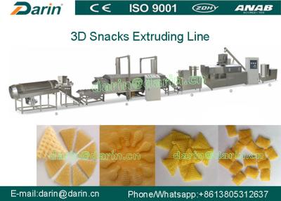 China Jinan Darin Fried Extruded 3D Pellet Snack Extruder Machine with CE for sale