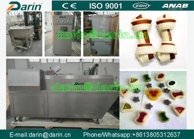 China Pet Chewing Gum Machine / dog Chewing Snack Pet Food Production Line for sale
