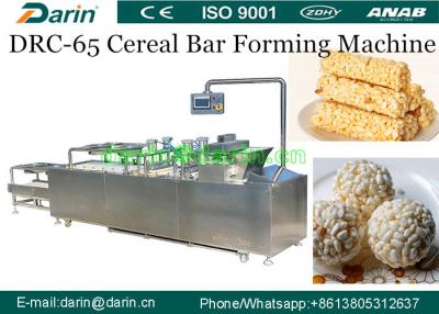 China Crispy Puffed Snack Roasted Barley Cereal Bar Forming Machine SUS304 Material for sale