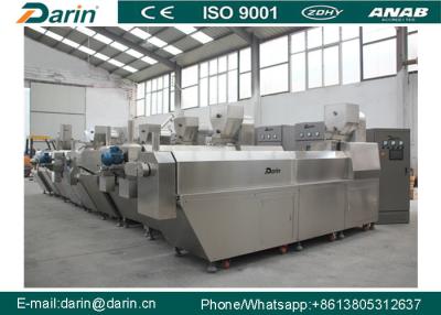 China High yield automatic stainless steel material with various shapes of extruded food twin screw extrusion line for sale