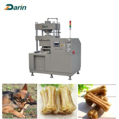 China Customized Pet Food Making Machine Native Pressed Rawhide Bones Dog Chews for sale