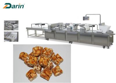 China Peanut Candy Brittle Cereal Bar Making Machine , Cereal Bar Cutting Machine for sale