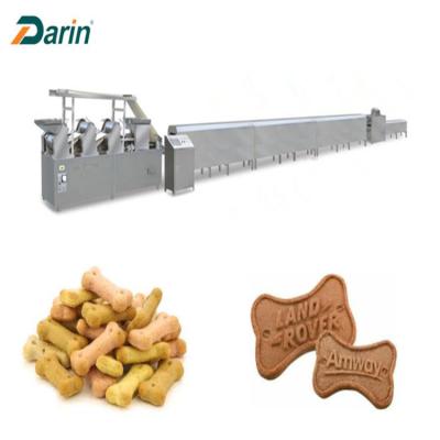 China Máquina de processamento do biscoito dos SS, linha da fabricação dos alimentos para animais de estimação para a variedade de formas à venda