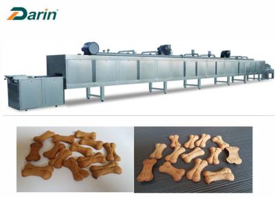 China Máquina diferente da fabricação de biscoitos do cão da capacidade do preço baixo, linha de processamento dos alimentos para animais de estimação à venda