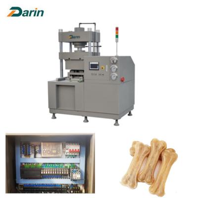 China PLC Control Hydraulic Pet Food Production Line For Rawhide Bone Pressing for sale