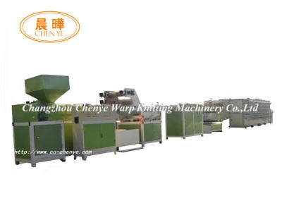 China High Output Pvc Profile Machine , Flat Yarn Making Machine 40-125 Kg/Day Capacity for sale