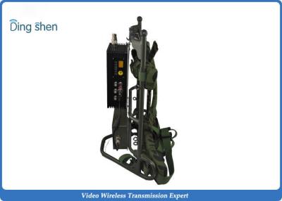 China Backpack Live COFDM Video Receiver 80km Transmission 8MHz for sale