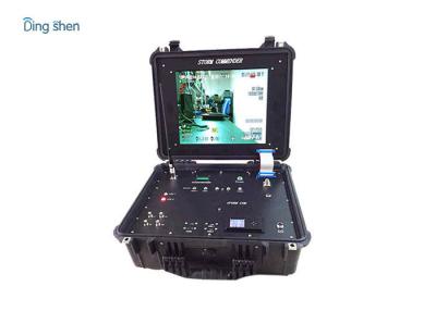 China Transmisor video montado vehículo RS232 del vínculo del receptor de la estación de tierra de COFDM en venta