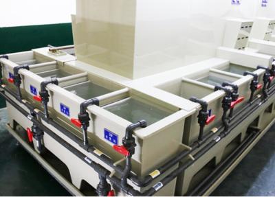 China Experimental 10mm PP Electroplating Tanks For Manual Silver Plating for sale