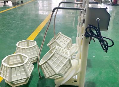 China Hexagonal Strong Structure 650mm PP Plating Basket For Plating Workpiece for sale
