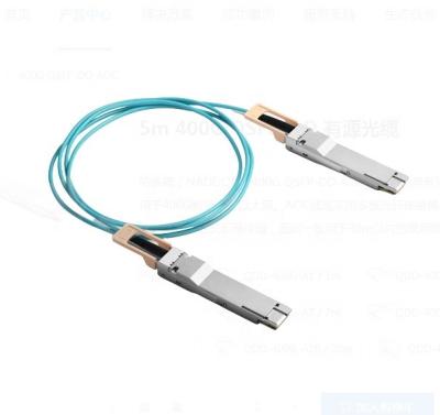 China Mellanox-compatibele QDD-400G-A10 actieve optische kabel voor snelle gegevensoverdracht Te koop