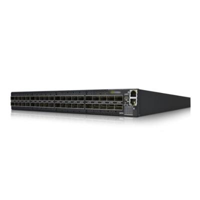 China Quantum HDR InfiniBand Switch with 40 QSFP56 Ports and 2 Power Supplies AC Black for sale