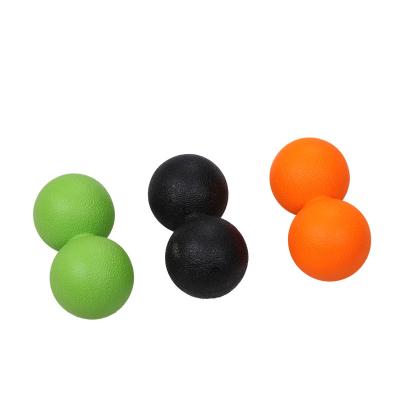 China Weight 290g Sports Massage Ball , Peanut Lacrosse Ball Non Toxic Customized Logo for sale