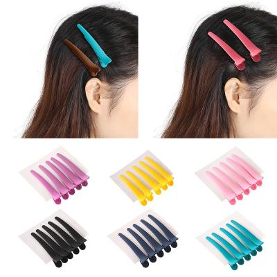 China Moderne Haarfärbungs-Zusatz-bunte Enten-Mund-Haarspange für Salon/Haupt zu verkaufen