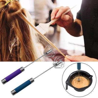 China Semi Automatic Hair Dye Accessories , Push Down Mixer Whisk Stainless Steel Material for sale