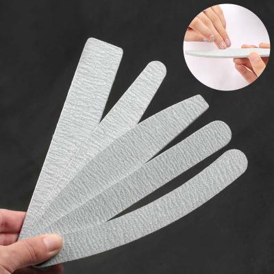 China Grey Color Nail Care Tools Sandpaper Nail File Size 18 X 2 X 0.4cm For Finger Care for sale
