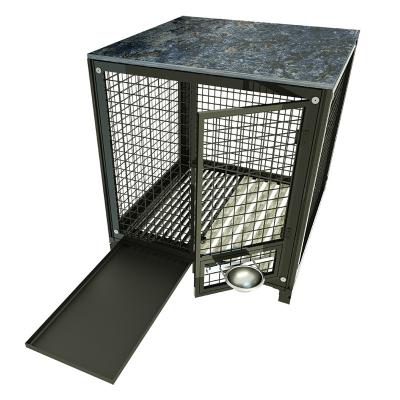 China Household Metal Pet Cage Aluminum Alloy Dog House Cage Kennel Heavy Duty for sale