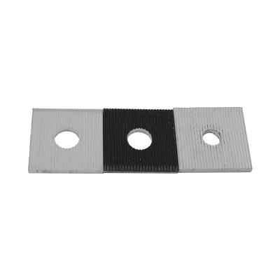 China Non Slip Square Galvanized Washers Plate OEM With Round Hole for sale