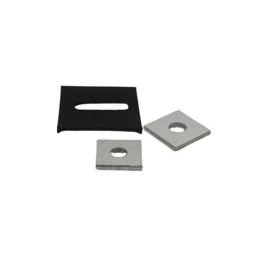 China Aluminum Square Plate Washer Flat Head Design M12 Square Washers for sale