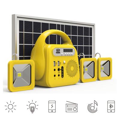 China Portable Solar Power PV System Mini Small Home Lighting System Kits for sale