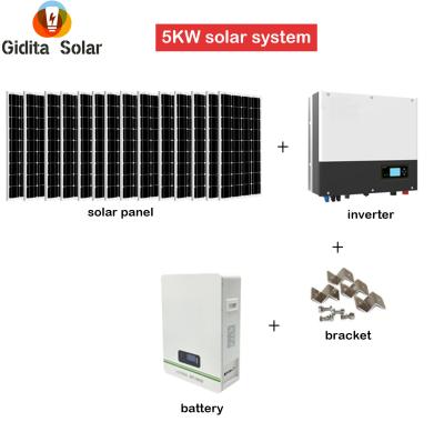 China Regulador de la batería del inversor del almacenamiento del sistema Energe del almacenamiento de la energía solar 5KW en venta