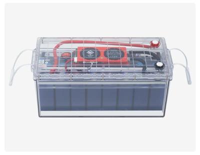 China OEM ODM LiFePO4 Battery Most Popular Seller with Transparent Case and Bluetooth Communicator 24V 100Ah à venda