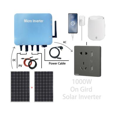 China 300w 600w 800w 1000W on grid off gird MPPT Hybrid Solar inverter for sale