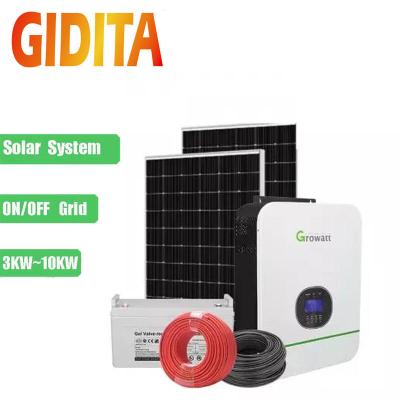 China off grid solar system 3kw 5 kw 8kw 10 kw solar power system for sale